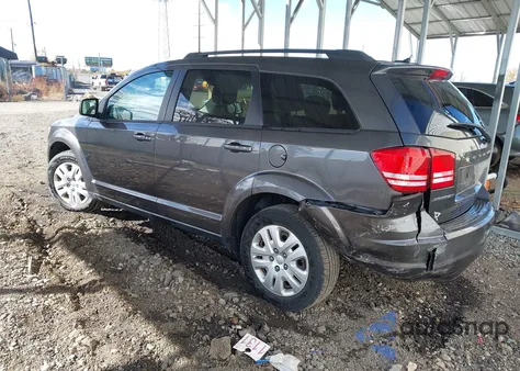2016 Dodge Journey Se from USA, damaged, VIN 3C4PDCAB3GT218287